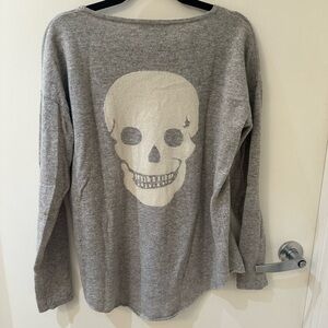 Skull cashmere sweater L